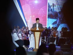 Malam Bakti Santri, Menag Sampaikan Terima Kasih atas Perhatian Presiden ke Pesantren